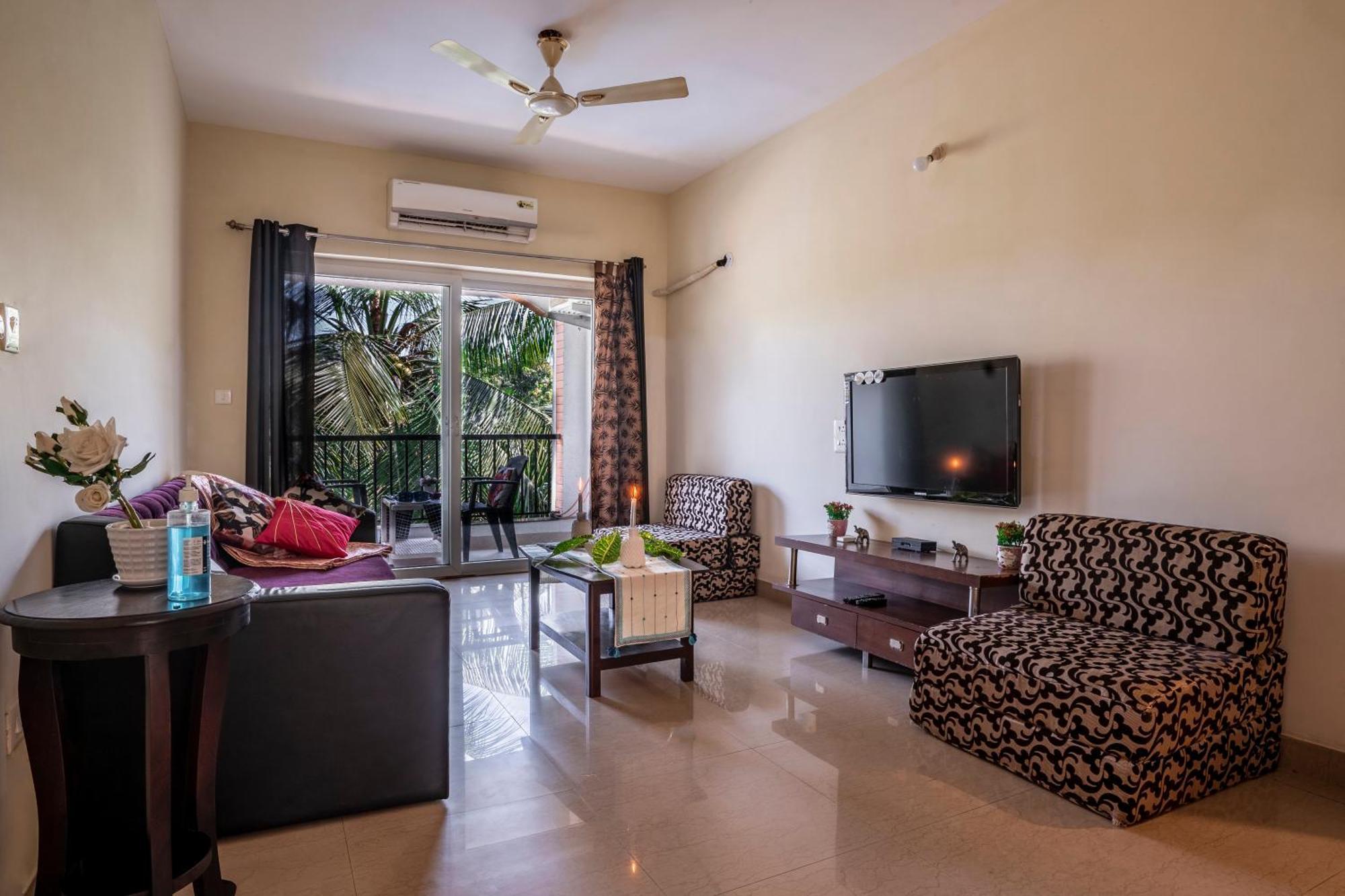 Goa Chillout Apartment - 1Bhk, באג'ה מראה חיצוני תמונה